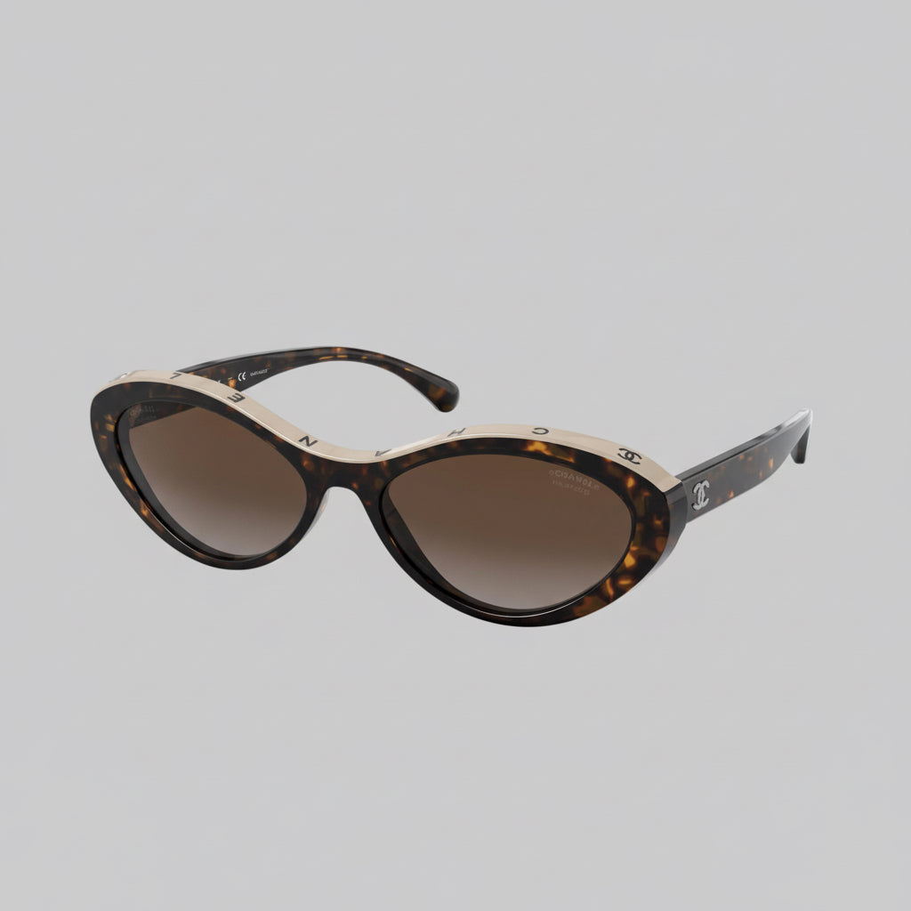 CHANEL 5416 Oval Sunglasses