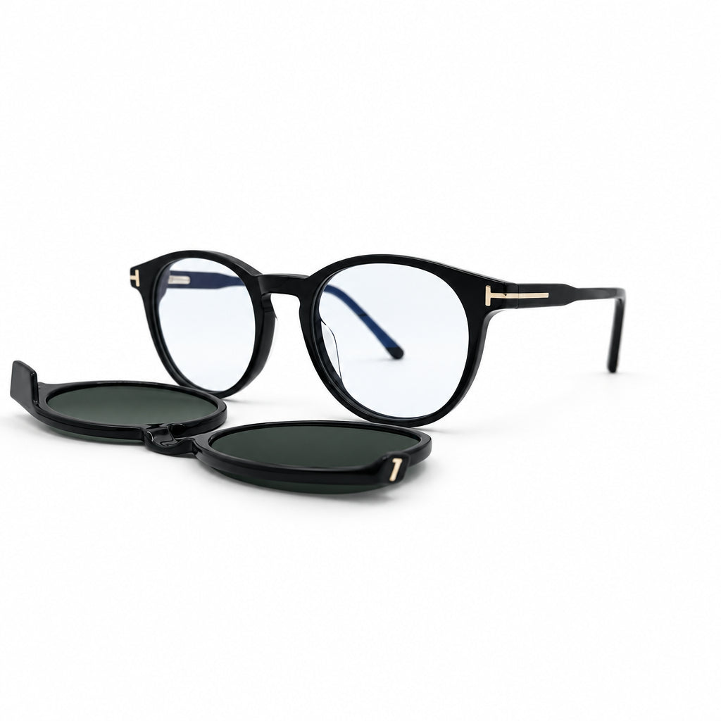 Tom Ford Eco TF5823-B 052 Blue Control With Clip On