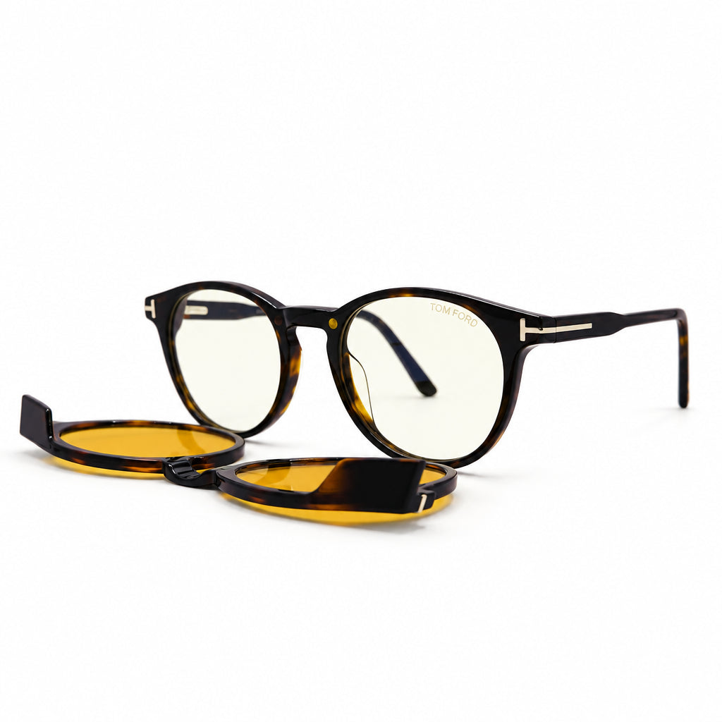 Tom Ford Eco TF5823-B 052 Blue Control With Clip On