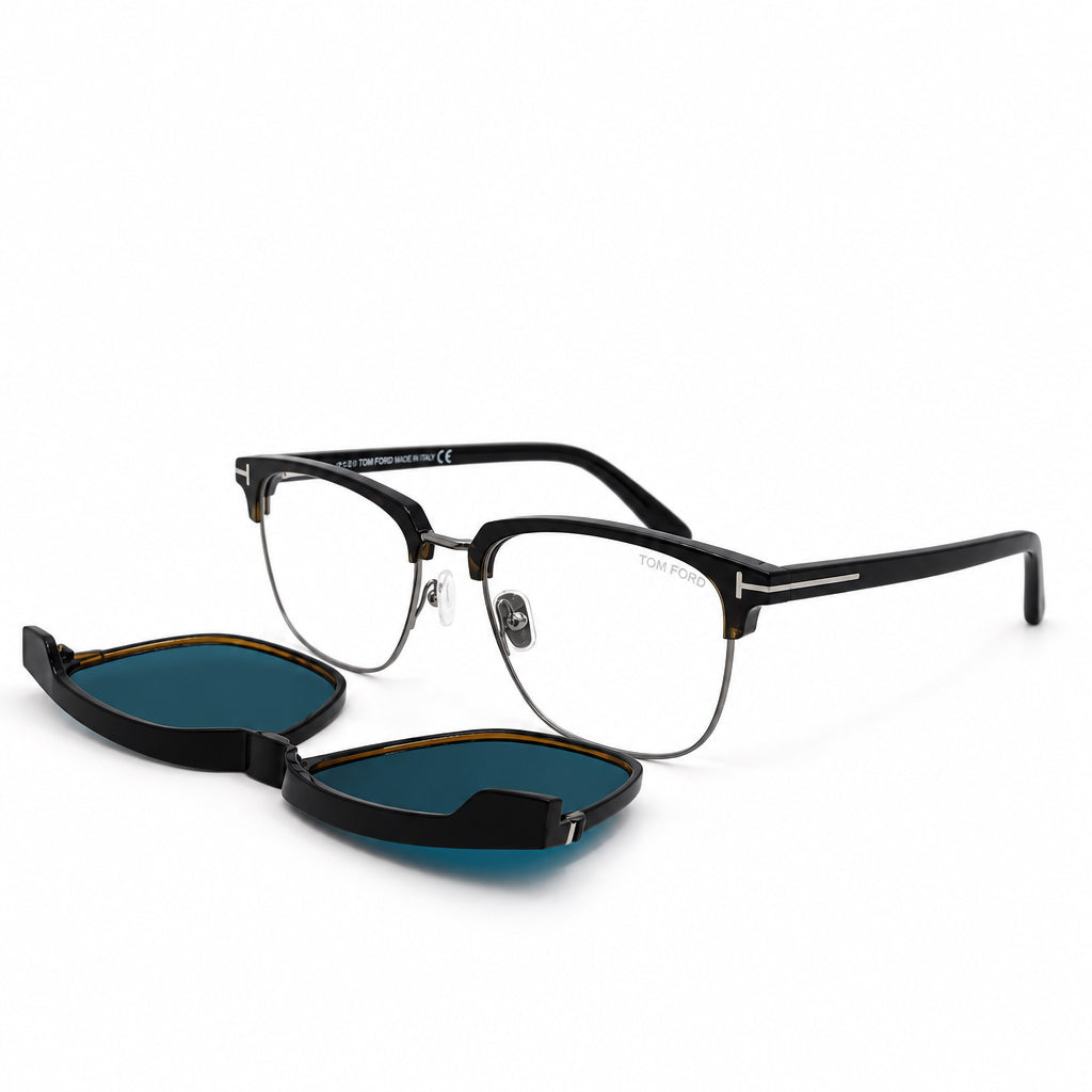 Tom Ford TF5683-B Blue Control With Magnetic Clip-On
