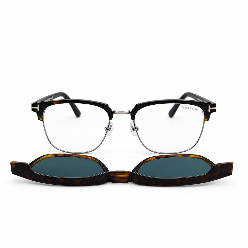 Tom Ford TF5683-B Blue Control With Magnetic Clip-On