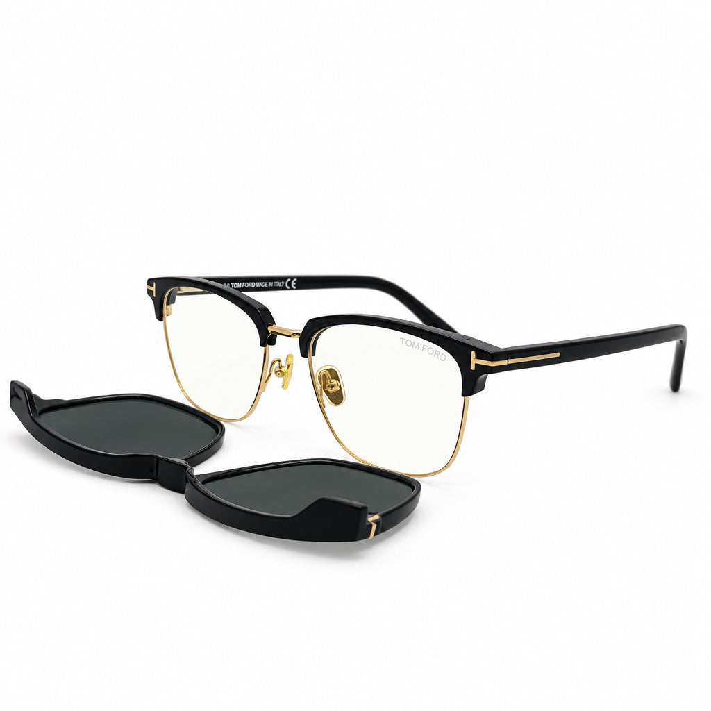 Tom Ford TF5683-B Blue Control With Magnetic Clip-On