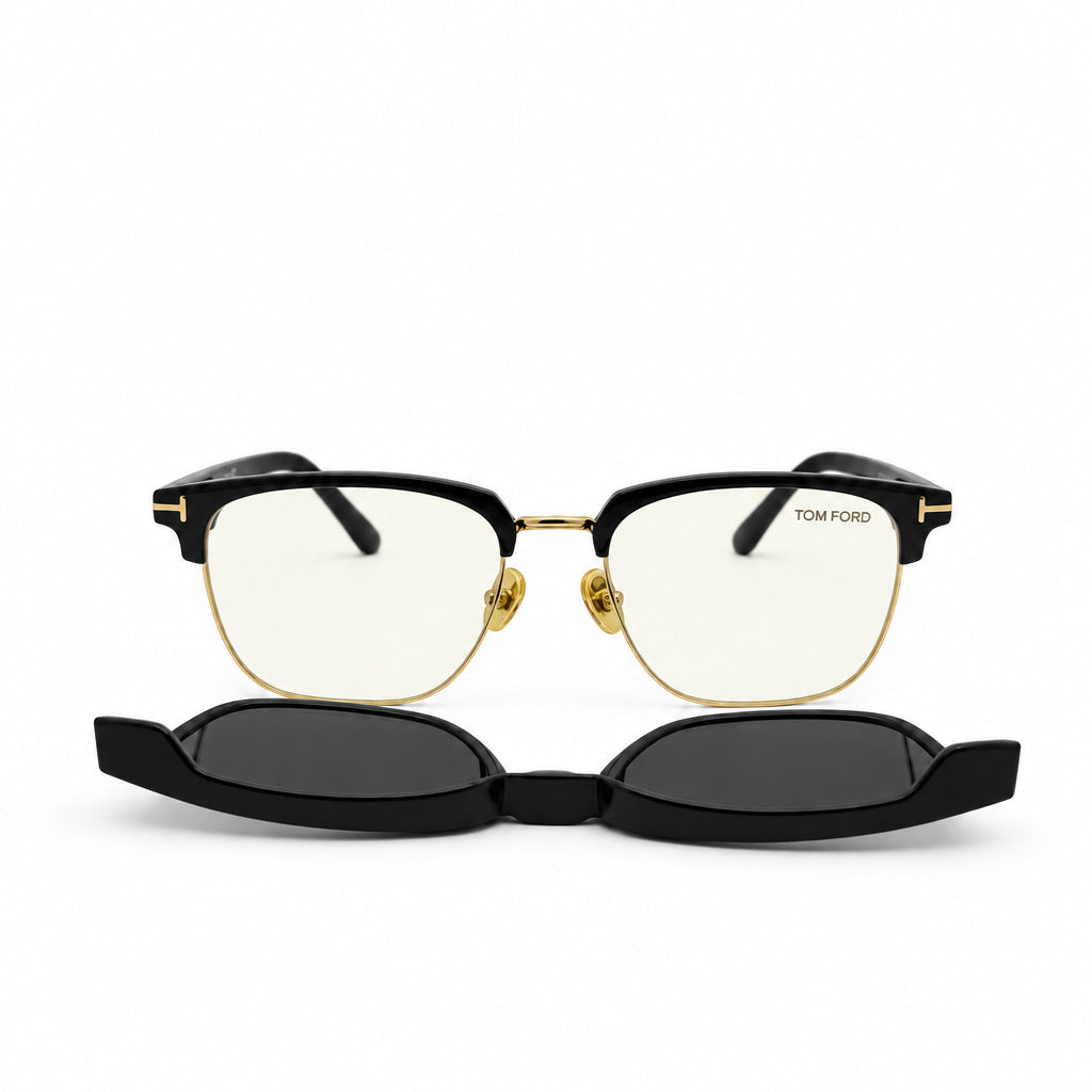 Tom Ford TF5683-B Blue Control With Magnetic Clip-On