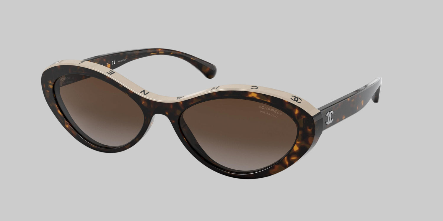 CHANEL 5416 Oval Sunglasses